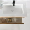 thumbnail image 3 of Eviva Elisa 32 Inch White and Oak Wall Mount Bathroom Vanity, 3 of 3