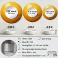 thumbnail image 4 of Designart "Fantasy of Moon's Lemon Light I" Moon Rund Mirror For Wall Decor - Large Yellow Round Print Mirror - Round Astronomy Mirror - Wall Mounted Round Large Mirror - 29" x 29", 4 of 6