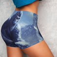 thumbnail image 5 of Athletic Shorts for Women, Snow Mountain Gorilla Seam Womens Shorts High Waisted Sport Running Workout Gym, 5 of 8