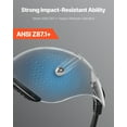 thumbnail image 6 of ANSI Z87.1+ Certified Safety Glasses, Anti Fog & Scratch Resistant Protective Goggles, Clear Lens, 6 of 10