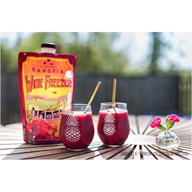 's Sangria Wine Freezer Wine Slushie Mixes Each Bag Makes 1/2