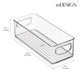 thumbnail image 4 of Contenedores de almacenamiento mDesign Ligne con asas, paquete de 2, 4 of 9