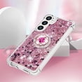 thumbnail image 4 of Quicksand Case for Samsung Galaxy S24 Plus (Not S24) for Women Girls, Glitter Sparkle Flowing Clear Liquid Cover Case with Bling Diamond Kickstand for Samsung Galaxy S24+ Plus -Rose Gold, 4 of 14