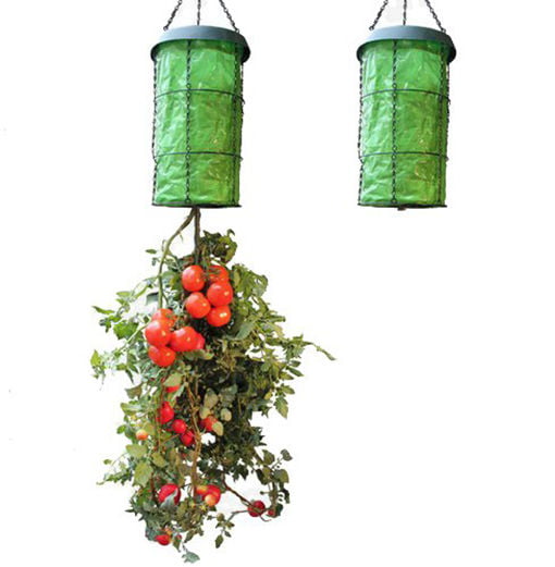 SUIE Tomato Planter Bag,2 Pack Upside-Down Tomato Planter Hanging Planting Grow Bags,Bottom Opening Designed for Growing Tomatoes Herb Plant