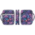 thumbnail image 3 of Xixirimido Quilted Bible Cover Bible Case for Women, Large Bible Carrying Case with Handle, Bible Study Supplies & Christian Gift for Men, Butterfly Daisy Starry Night Pattern, 3 of 7