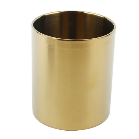

Stainless Steel 400ML Multi-purpose Coffee Beer Mug Cup Vase Pen Holder(Gold)