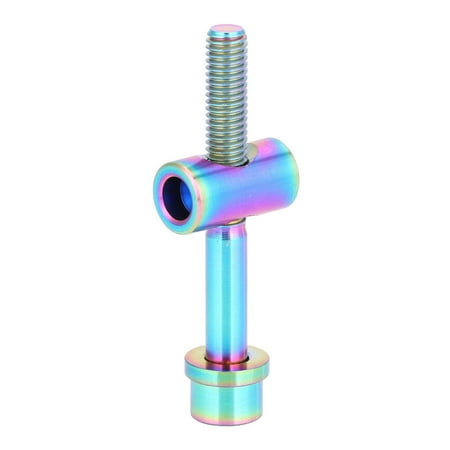 

2024 M5x30/35/40mm Titanium Alloy Bicycle Seatpost Bolt Round Head Screw (Rainbow M5x40)