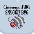 thumbnail image 4 of Inktastic Grammy Little Snuggle Bug Boys or Girls Baby Bib, 4 of 4
