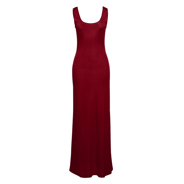 red straight neck bodycon dress Tiffy Midi Dress