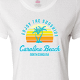 thumbnail image 4 of Inktastic Summer Enjoy the Sunshine Carolina Beach North Carolina Blue Women's T-Shirt, 4 of 5