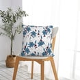 thumbnail image 5 of Yiaed Lilies Flowers Print Pillow Covers Super Soft Decorative Square Throw Pillow Covers Case Cushion Covers for Sofa Couch Bedroom Car Decor（No pillow core）-18"x18", 5 of 7