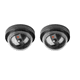 thumbnail image 1 of Conjunto de 6 cámaras domo de seguridad virtuales con luces LED intermitentes (negras), 1 of 5