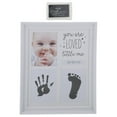 thumbnail image 1 of HLONK Photo Frame 3-Opening 27” x 23”cm White Finish Baby Handprint & Footprint Frame with Inkpad, 1 of 6