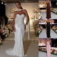 thumbnail image 3 of Sequins Strapless Dress Backless Bodycon Dress Wedding Cocktail Party Maxi Dress, 3 of 20