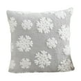 thumbnail image 2 of Wzzjkit Christmas Pillow Covers 18x18, Christmas Snowflake and Tree Winter Decorative Throw Pillow Cases, Holiday Xmas Lumbar Cushion Covers for Couch Living Room (Without Core), 2 of 7