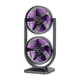 thumbnail image 3 of Ventilador de escritorio Ventilador de enfriamiento Ajustable Ligero Potente Silencioso Funcionamiento 3 Velocidades violeta, 3 of 9