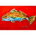 thumbnail image 1 of Fish - Red Fish Red Head Fabric Placemat, 1 of 1