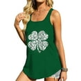thumbnail image 4 of MOSHU Summer Womens Tank Tops U Neck Casual St Patricks Day Shirts Flowy Sleeveless Tops for Women, 4 of 9