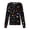 Dark Gray-B#3062NN, variant on Cartoon Animal Print Scrubs Jacket for Women S-5XL Plus Size Women’s Nurse Uniforms with Pocket Stretchy Warm Up Snap Front Women Scrubs Top
