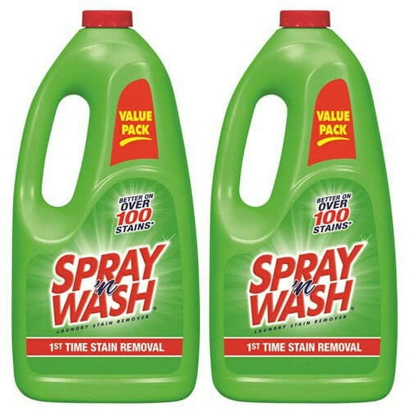Spray n Wash Pre Treat Laundry Stain Remover Refill 60 fl oz Bottle Pack of 2