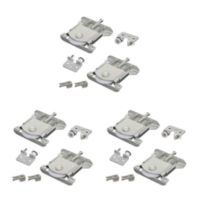 relayinert 2pair Easy Assembly And Adjustable Sliding Door Wheels For Quick Installation 3Set