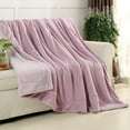 thumbnail image 3 of LAMIRO Throw Blanket Weighted Blankets for Adults Thickened Flannel Lamb Wool Composite Blanket Double Blanket, 3 of 7