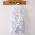 thumbnail image 5 of CAUYDY Infant Boys Going Home Outfits Preemie Girls Layette Set 8 Pieces Fall Winter Spring Summer Comfy Clothes Baby Sleepers for Newborn Sizes One Size,Light blue, 5 of 5