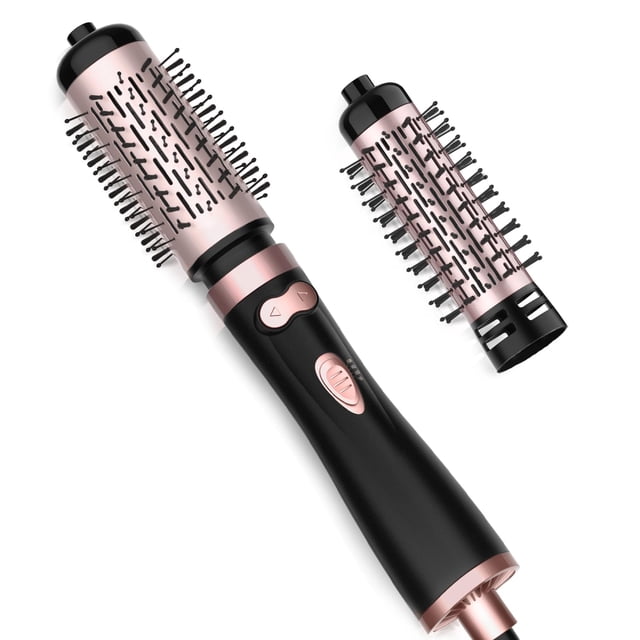 Cepillo para secador de pelo YEEGOR giratorio 4 en 1 con accesorios de 5 cm y 3,8 cm