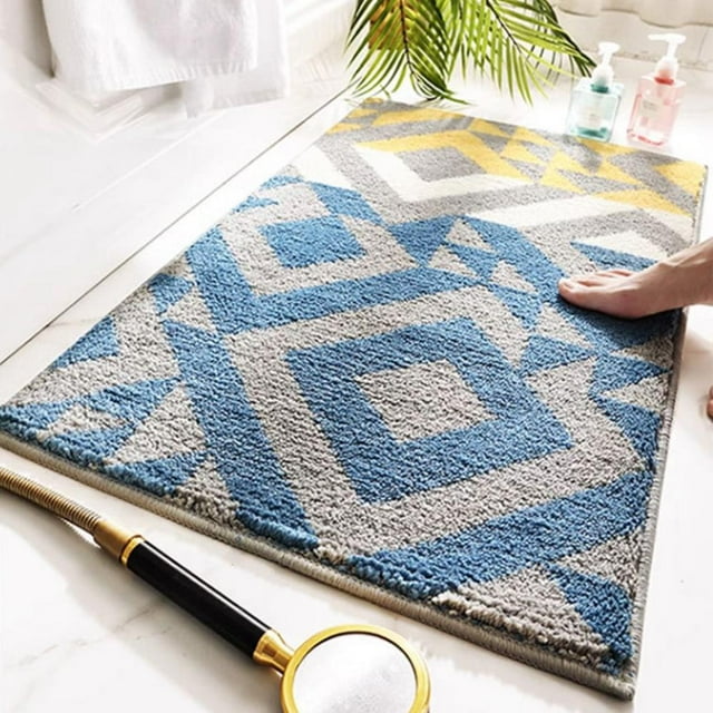 Feltree Soft Absorbent Microfiber Bath Mat with Non-Slip Backing, 16x24 Inch Bathroom Rug, Quick Dry, Machine Washable, Perfect for Home Decor and Gifts