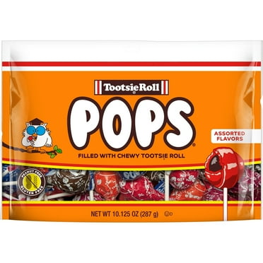 Tootsie Pops, Assorted Flavor Gluten Free Lollipops, 10.12 oz
