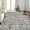 grey, variant on Washed Back Low Pile Area Rug for Living Room, Washable Rugs for Bedroom, Hallway Runner, Large Non-Slip Carpet for Kitchen Dining Room