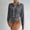 Gray # Womens shirts, variant on Vetsdori Women's Long Sleeve Shirts Bodysuit Collar Button down Blusas Plain Blouses,Tops for Ladies