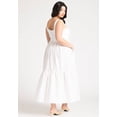 thumbnail image 2 of ELOQUII Women's Plus Size Mixed Fabric Tank Dress, 2 of 4