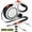 Orange, variant on Philowng Upgraded Retractable Dog Leash with Chew Proof Cable and Poop Bag Holder