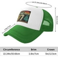 thumbnail image 3 of 50 Years Old Vintage 1974 50th Birthday Funny Gift Trucker Hat Women Mesh Baseball Cap Men Dad Hat Snapback Hat Black, 3 of 8