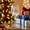 B, variant on Christmas Wine Glasses Set of 4, Hand-Blown Crystal Stemware with Gold Rim, Festive Holiday Goblets for Red White Wine