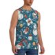 thumbnail image 2 of Balery Christmas Snowman Gift Camisetas sin mangas para hombre, absorbe la humedad y protege contra el mal olor.-XX-Large, 2 of 7