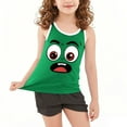 thumbnail image 3 of Tdoqot Boys Girls Graphic Tank Tops- Casual Soft Sleeveless Cute Summer Shirts Green Size 12 Years, 3 of 5