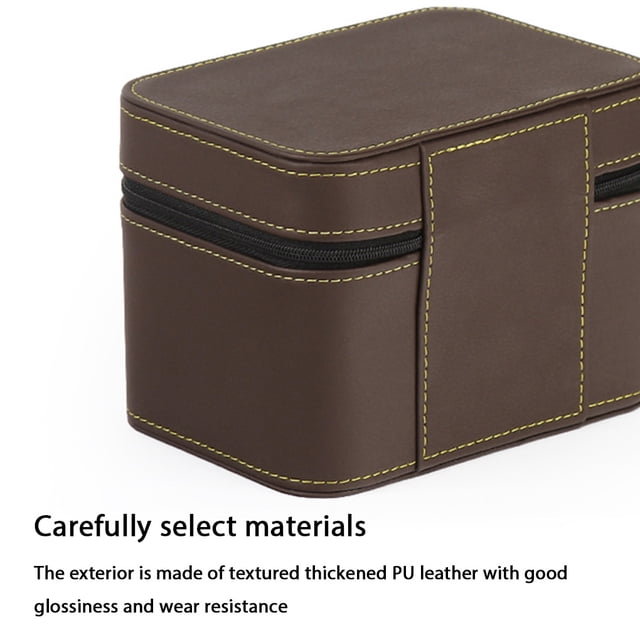 Joyero Advancent Caja de Almacenamiento Cuero PU negro