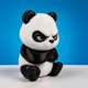 thumbnail image 2 of Figura de Panda Enojado Impresa en 3D - Cara Feroz con Patas y Garras, Plástico Duradero / Decoración para Exteriores, Regalo Colectible Lindo y Agresivo para Hogar, 2 of 5