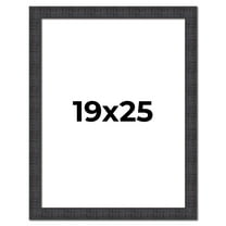19x25 Frame Brown Rustic Solid Wood Picture Frame 1.5 Inches Wide | Interior Frame Depth 0.5 Inches