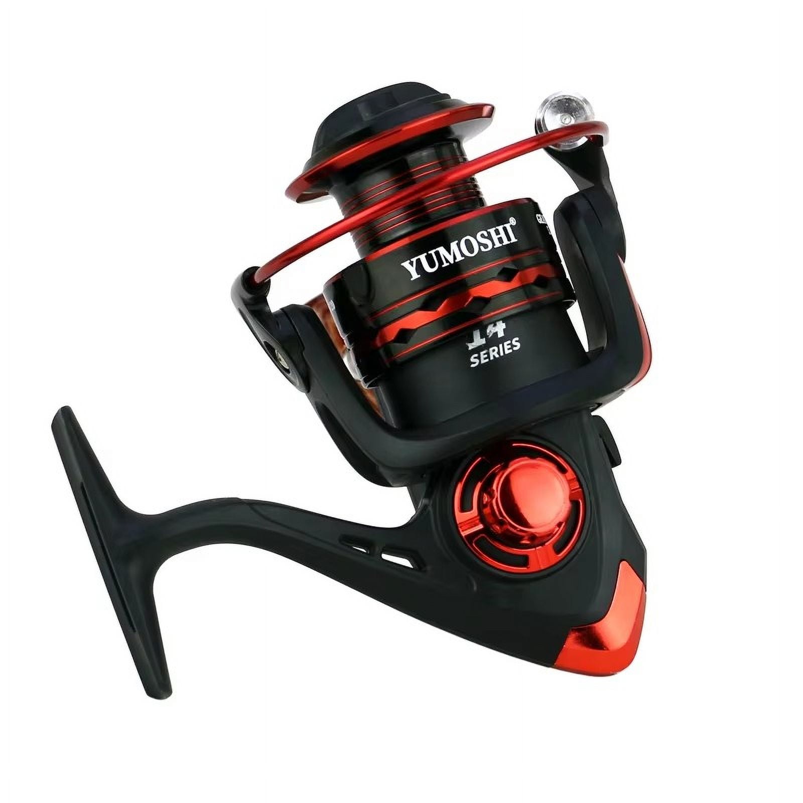 14BB Metal Wire cup Wooden Grip Professional Spinning Fishing Reel 5.2:1 Gear Ratio Sea Bass Fishing Wheel With Spare Spool