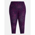 thumbnail image 3 of Terra & Sky Women's Plus Capri Legging, Sizes 0X-5X, 3 of 3