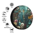 thumbnail image 4 of Vsdgher Baroque Floral Still Life for Spare Tire Cover, Tire Wheel Protector Wheel Cover Fit for Truck,Trailer,RV,SUV,Camper and Most Vehicle-15 inch, 4 of 6
