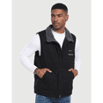 thumbnail image 2 of Venustas Men's Dual-Control Heated Canvas Vest with 11V Battery, Sherpa-Lined Electric Work Vest, Winter Hunting Vest (Black, L), 2 of 11