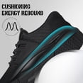 thumbnail image 5 of AMANSSE Mens Slip on Walking Shoes Comfort Lightweight Breathable Sock Shoes Non Slip Mesh Casual Workout Tennis Gym Running Sneakers All Black Size 12, 5 of 7
