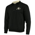 thumbnail image 2 of Men's Colosseum Black Colorado Buffaloes Tortugas Logo Quarter-Zip Jacket, 2 of 3