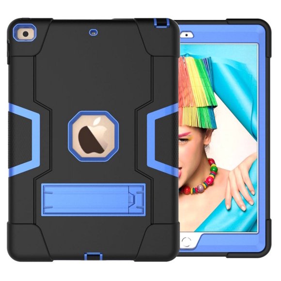 Case for iPad 9th Generation / iPad 8th Generation / iPad 7th Generation (10.2 Inch, 2021/2020/2019 Model), Slim Heavy Duty Shockproof Rugged Protective Case for iPad 10.2 inch