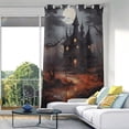 thumbnail image 5 of Coolnut Blackout Curtain Black Out Window Cover for Bedroom Living Room 84 inches Length Bathroom Window Curtain Grommet Window Curtains Privacy Protect Room Darkening Single Panel Curtain, 5 of 7