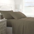 thumbnail image 2 of Merit Linens Modern Luxury Soft 4 Piece Deep Pocket Bed Sheet Set - Queen - Taupe, 2 of 2